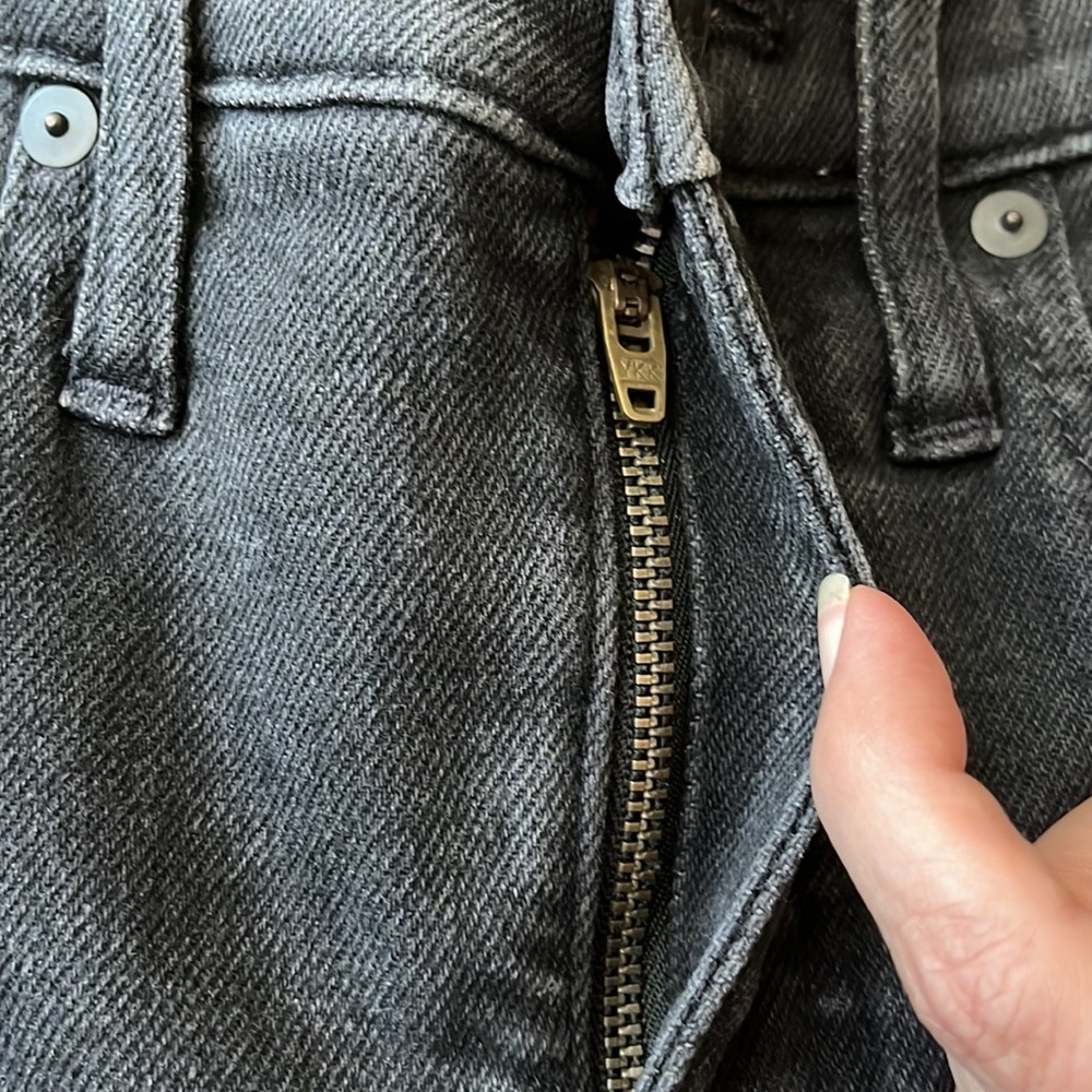 Madewell 10 High-Rise Skinny Jeans Washed Black - Picture 12 of 13